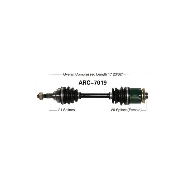 Wide Open OE Replacement CV Axle for ARCTIC FRONT 250/300/400/454/500 4X4 ARC-7019 - main